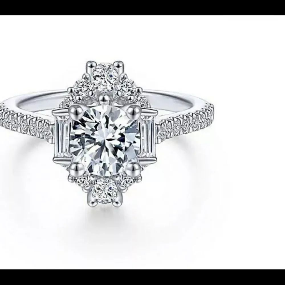 Beautiful Silver CZ Diamond Ring